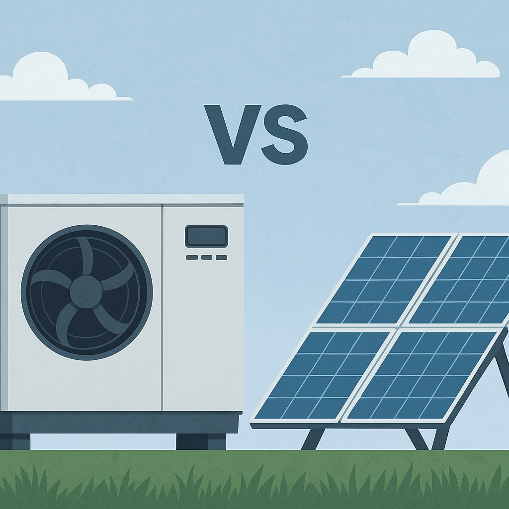¿Qué es mejor aerotermia o placas solares?